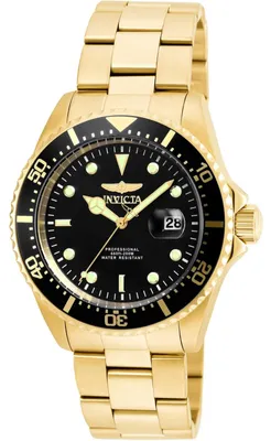 Zdjęcie produktu dla Invicta Pro Diver 22062 Zegarek Męski - Mechanizm Kwarcowy - Stal Nierdzewna z Czarną Tarcza - 43 mm