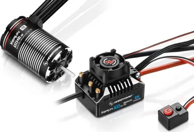 Produktbild von Hobbywing XERUN AXE 540L R2, ESC + Motor-Set, Schwarz, Rot