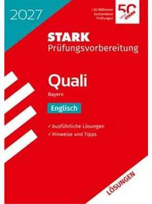 Immagine prodotto di STARK Lösungen zu Englisch 9. Klasse - Quali Mittelschule 2027 Bayern - Prüfungsvorbereitung