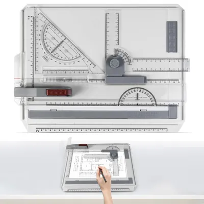 Productafbeelding van Omgoods - A4 Tekenbord met Schuifregelaar en Hoekversteller voor Studenten