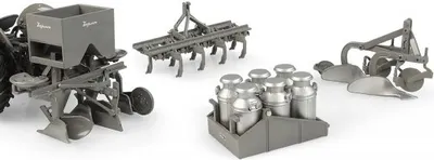 Produktbild von Set mit 4 FERGUSON-Zubehörteilen, UH6247, Maßstab1/32, UNIVERSAL HOBBIES