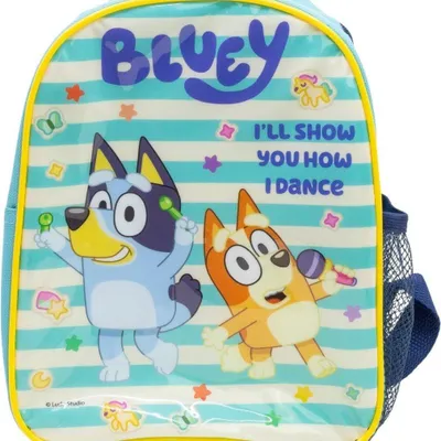 Productafbeelding van STOR rugzak voor de basisschool, met het thema Bluey, voor kinderen