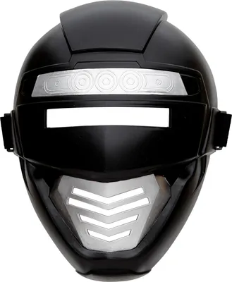 Produktbild von Roboter-Kindermaske Kostümzubehör schwarz-silber - Einheitsgröße