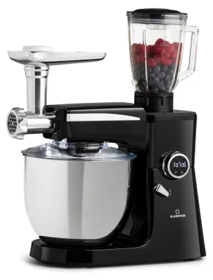 Küchenmaschine 3-in-1, 10 l Schüssel, 2000 W, Edelstahl