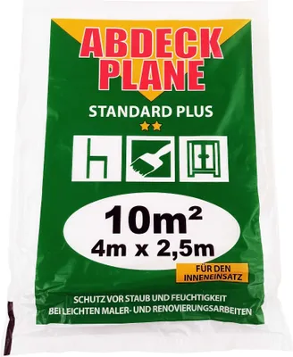 Produktbild von Abdeckplane Abdeckfolie HDPE 12 my „profi“ 4 m x 2,5 m