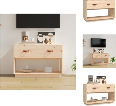 Produktbild von vidaXL TV-Schrank 90x40x60 cm Massivholz Kiefer -  TV-Möbel