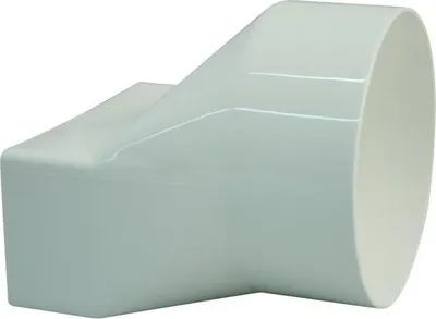 Produktbild von Marley Übergangsstück / Mauerdurchführung für Flachkanal 110 Rohranschluss Ø 100 mm