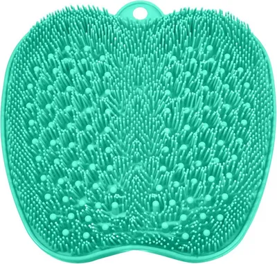 Image de Lave-pieds Pad de massage Antidérapant Ventouses Exfoliation Pieds Tapis de réflexologie
