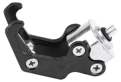 Obrázok produktu pre Taška na motocyklovú prilbu z hliníkovej zliatiny s držiakom v tvare pazúrika, čierna