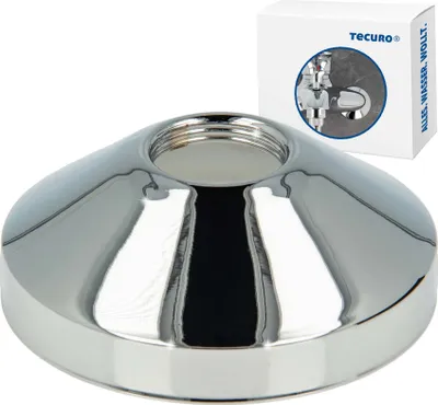Produktbild von tecuro Gewinderosette, konische Bauform 3/4 Zoll x Ø 85 mm x Höhe 30 mm
