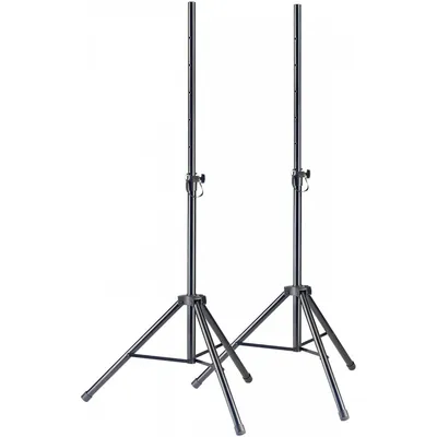 Produktbild von Stagg SPSQ10 SET Lautsprecherstativ Paar Stahl mit einklappbaren Be...