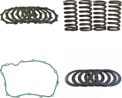 Image de Embrayage complet (disques, ressorts, joints et plaquettes) pour Honda CB 400 T, année de fabrication 1977-1978, de la marque Pamoto - Neuf