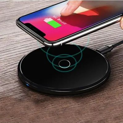 Produktbild von Qi Wireless Fast Charger Handy kabellos Induktive Ladestation Smartphone 405209