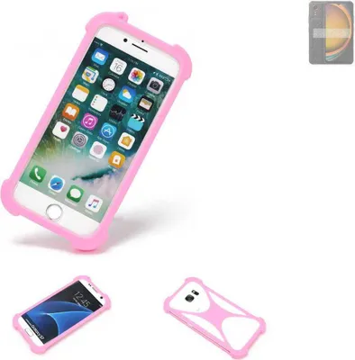 Produktbild von K-S-Trade Handy Hülle kompatibel mit Samsung Galaxy XCover7 Schutz Hülle Bumper Silikon Schutz Hülle Cover Case Silikoncase Silikonbumper TPU