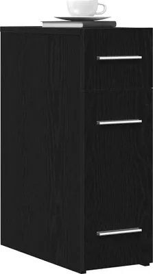 Image de Armoire de Pharmacie Chêne noir 20 x 45,5 x 60 cm