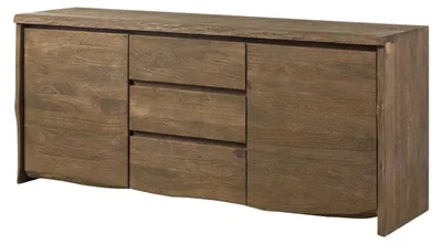 Produktbild von MASSIVMOEBEL24 Sideboard Mango 185x48x80 braun geölt / sandgestrahlt PURE MANGO #115