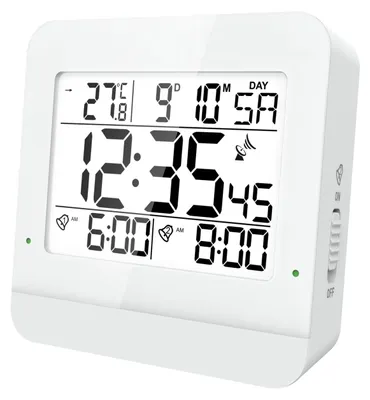 Produktbild von Funkwecker mit Temperaturnazeige