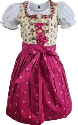 Produktbild von MADDOX Kinder Dirndl "Hellen" 3-tlg. mit Bluse | Creme Pink Größe: 134