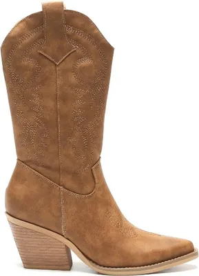 Produktbild von Cowboylaarzen Camel Leatherlook Stiksels