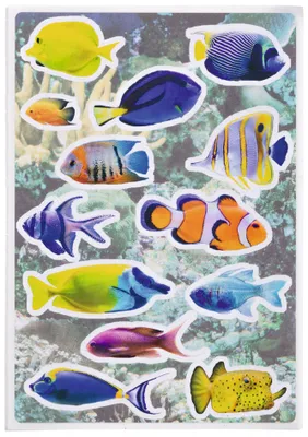 Produktbild von HERMA Sticker DECOR Fische aus Papier matt 3 Blatt à 13 Sticker
