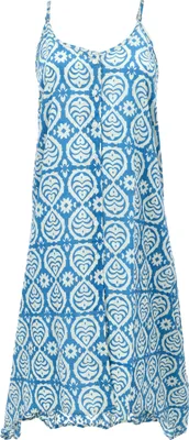 Produktbild von Luftiges Sommerkleid, Strandkleid - Blau, Damen, Viskose, Kleider