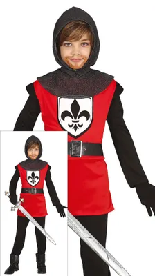 Immagine prodotto di Guirca Costume da Cavaliere Medievale Bambino 3-4 Anni 3-4 Anni