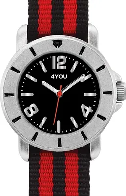 Produktbild von 4YOU Uni Uhr Armbanduhr Analog Quarz Nylon 250002006