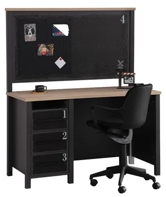 Image de Bureau moderne gris Bureau d'ordinateur design Bureau de bureau