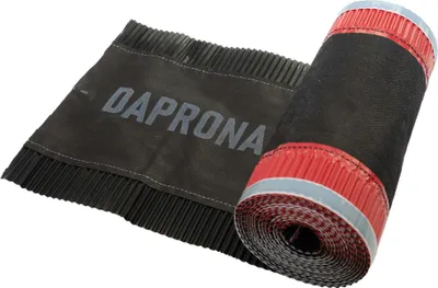 Produktbild von DAPRONA Firstband Alu - 390mm x 5m Schwarz (RAL 9005)  Rollfirst für eine optimale Dachfirst Abdeckung, Super Butylkleber