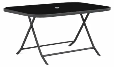Produktbild von Aga Gartentisch mit Glasplatte für 2-3 Personen BISTRO MR4358A 140x85x70 cm