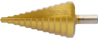 Produktbild von Stufenbohrer HSS 4241 6-38 mm titannitridbeschichtet 12 Stufen Dreikant-Schaft