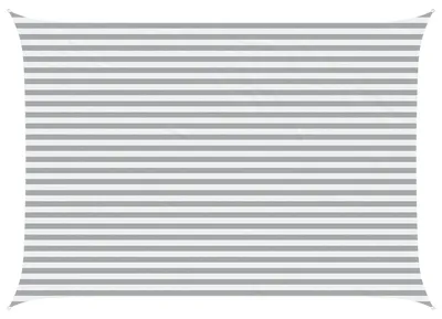 Immagine prodotto di Tenda da sole vidaXL grigio chiaro e bianco 5 x 3,5 m 100% poliestere Oxford