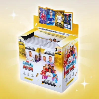 Produktbild von Topps UEFA Champions League Match Attax Display 2025/2026 | 32 Packs | Hero-Pack