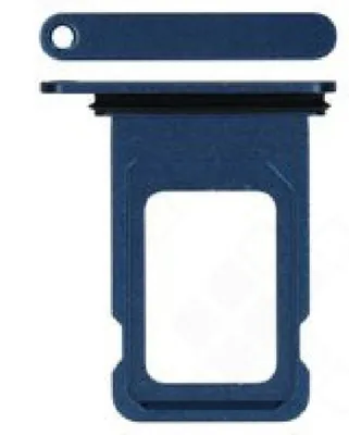 Produktbild von Ersatz SIM Tray Simkartenhalter für Apple iPhone 13 / 13 mini (A2633, A2628) blau