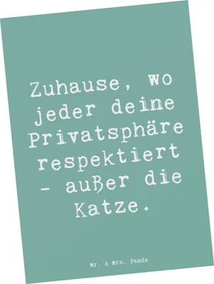 Produktbild von Mr. & Mrs. Panda Postkarte Spruch Geborgenheit im Zuhause - Meeresbrise - Geschenk, Fotokarte, Stimmungen, Heimeligkeit, Ansichtskarten, Grußkarte, Gefühl, Postkarten