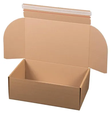 Produktbild von 10x Versandkarton 460x315x155mm MODULBOX 7 mit Selbstklebeverschluss & Aufreißfaden braun