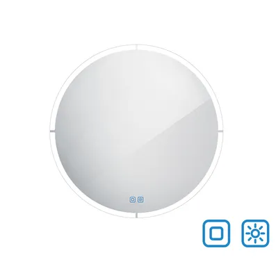 Obrázek produktu pro LED Kuleté zrcadlo s osvětlením Nimco ZP 24000 Ø 80 cm IP 44