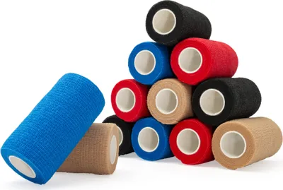 Produktbild von axion selbstklebende Haftbandagen 10 cm Breit x 4.5m in 4 Farben  z.B. als Handbandage, Kniebandage