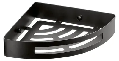 Image de Sapho Gedy Smart - Tablette d'angle, noir mat 247914
