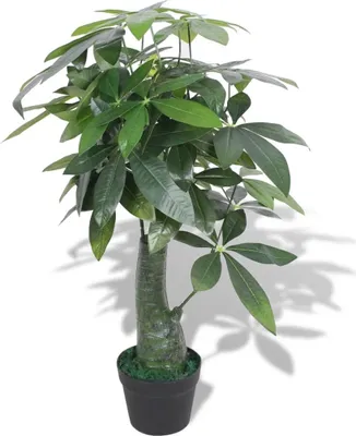 Produktbild von Künstliche Glückskastanie mit Topf 85 cm Grün