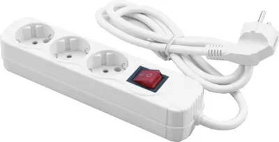 Obrázek produktu pro MediaRange MRCS205, 1,4 m, Bílá, 3 AC zásuvky / AC zásuvek, Bílá, 1 kusů
