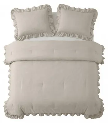 Obrázok produktu pre Sleeptime, prikrývka "Lazy", farba taupe/sivá, 240 x 200 cm