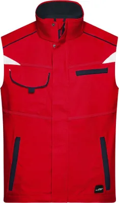 Produktbild von Workwear Vest - COLOR - red/navy, Gr. L