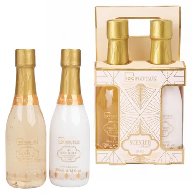 Immagine prodotto di IDC Institute - Set Regalo Gold - Gel Doccia e Lozione Corpo - Vaniglia - 2x200ml