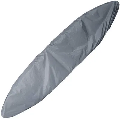 Image de Housse de kayak – Imperméable – Résistante aux UV – Argentée – Durable et protectrice – pour kayaks de 3,6 à 4 mètres