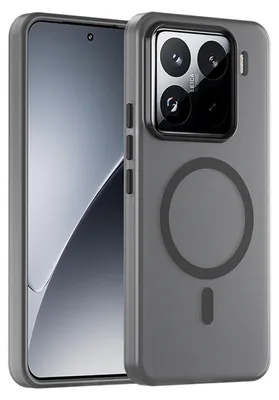 Produktbild von Mobigear Stoßfeste Handyhülle für Xiaomi 15 Pro mit MagSafe-Funktion, Hartschalenhülle, Rückseite - Schwarz