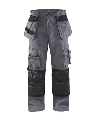 Produktbild von Blakläder Bodenlegerhose mit vulk. Kniepolstertaschen 1505 1860 in grau/schwarz, Größe:48