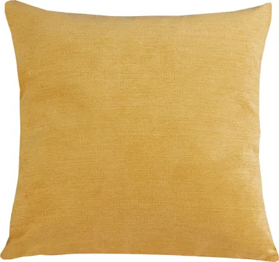 Produktbild von Kissenhülle - Maisgelb - Polyester - 50 x 50 cm - mit Reißverschluss