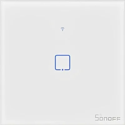 Image de Interrupteur tactile Sonoff T1EU1C, 1 canal, série TX, 1 pièce.