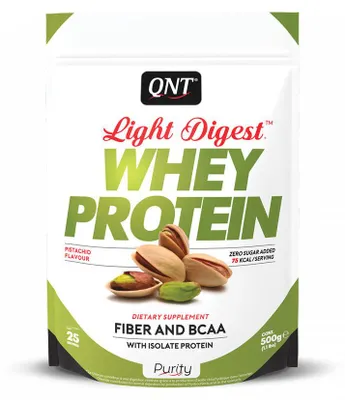 Image de Protéines Minceur - QNT - LIGHT DIGEST WHEY PROTEIN (500g) - Saveur Pistache